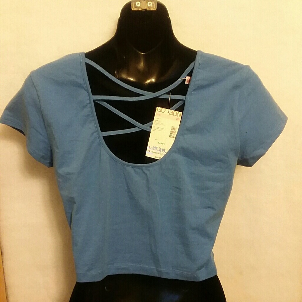 ❤️Light Blue Crop Top❤️ - Picture 2 of 3